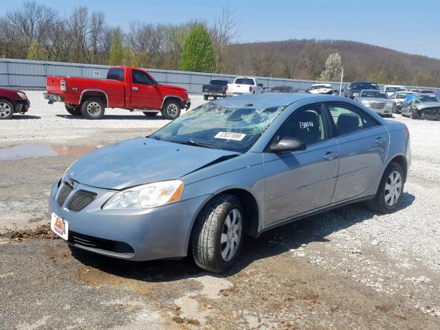 1G2ZF57B184114611 - 2008 PONTIAC G6 VALUE L BLUE photo 2