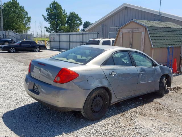 1G2ZF57B184114611 - 2008 PONTIAC G6 VALUE L BLUE photo 4