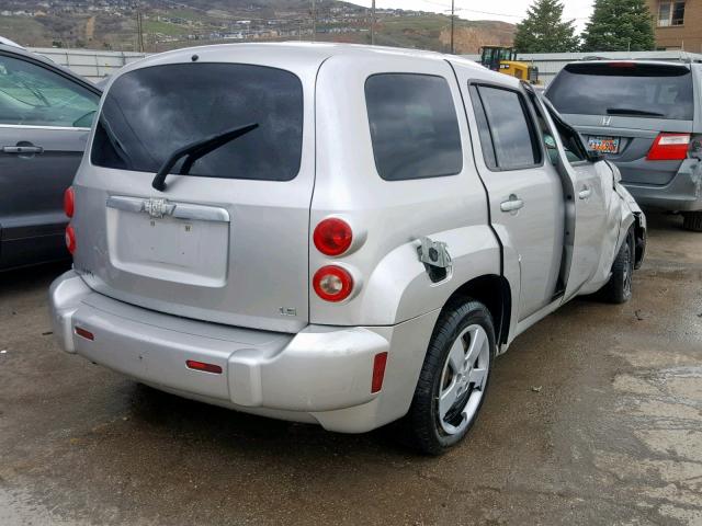 3GNDA13D57S609792 - 2007 CHEVROLET HHR LS Արծաթագույն լուսանկար 4