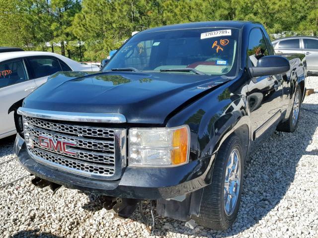 1GTN1TEA3DZ376974 - 2013 GMC SIERRA C15 BLACK photo 2