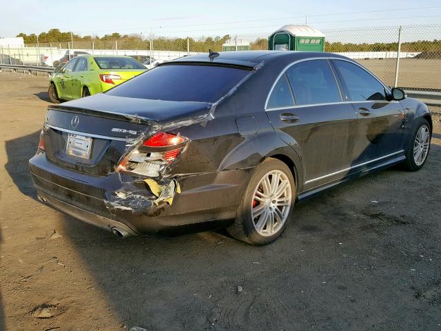 WDDNG71X98A187465 - 2008 MERCEDES-BENZ S 550 BLACK photo 4