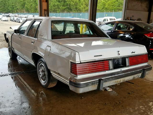 2MEBM75F2HX689067 - 1987 MERCURY GRAND MARQ WHITE photo 3