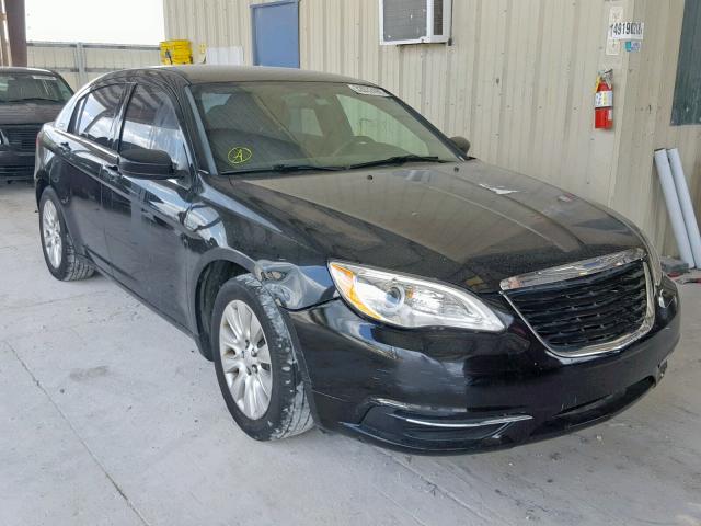 1C3CCBAB6DN568928 - 2013 CHRYSLER 200 LX BLACK photo 1