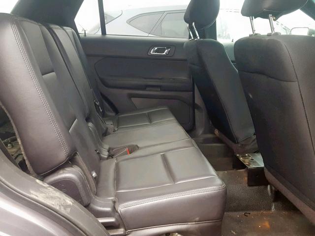 1FM5K8AR3EGC02045 - 2014 FORD EXPLORER P GRAY photo 6