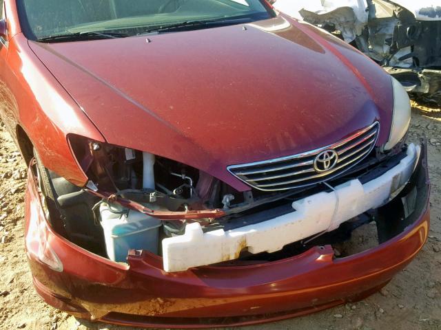 4T1BE32K86U134777 - 2006 TOYOTA CAMRY LE RED photo 9