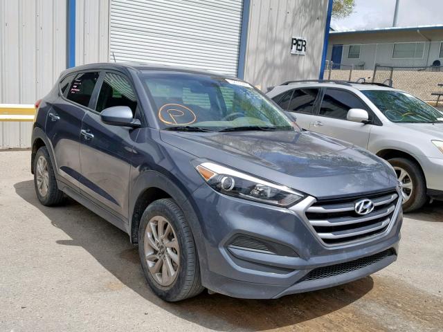 KM8J23A42HU528415 - 2017 HYUNDAI TUCSON SE GRAY photo 1