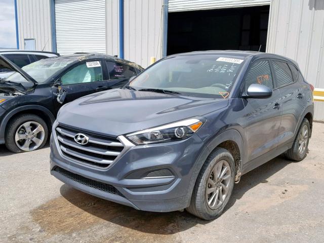 KM8J23A42HU528415 - 2017 HYUNDAI TUCSON SE GRAY photo 2