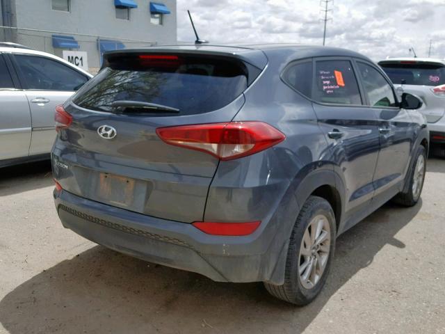 KM8J23A42HU528415 - 2017 HYUNDAI TUCSON SE GRAY photo 4