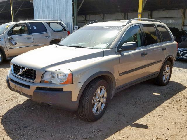 YV1CZ91H641080104 - 2004 VOLVO XC90 T6 BEIGE photo 2