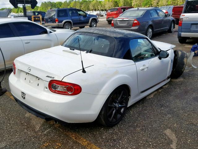 JM1NC2MFXD0227273 - 2013 MAZDA MX-5 MIATA WHITE photo 4