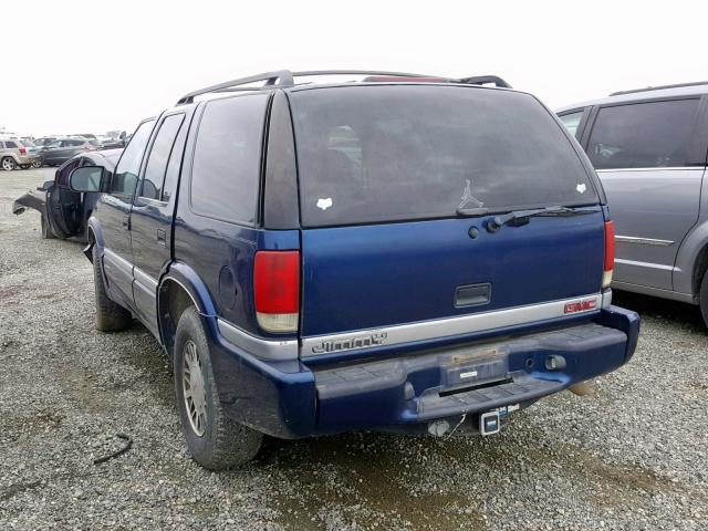 1GKDT13W2Y2403397 - 2000 GMC JIMMY / EN BLUE photo 3