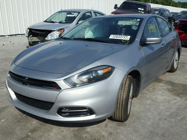 1C3CDFBB2ED903368 - 2014 DODGE DART SXT SILVER photo 2