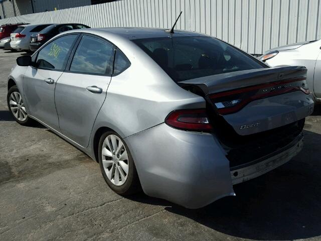 1C3CDFBB2ED903368 - 2014 DODGE DART SXT SILVER photo 3