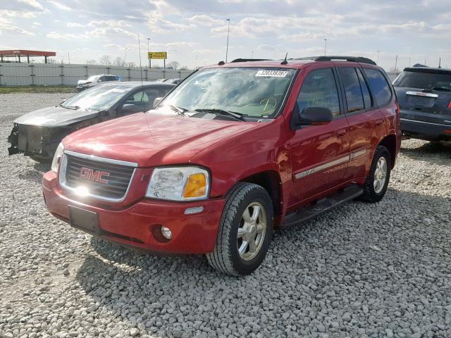 1GKDS13S752139234 - 2005 GMC ENVOY RED photo 2