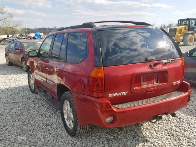 1GKDS13S752139234 - 2005 GMC ENVOY RED photo 3