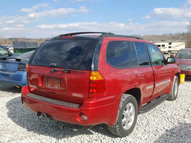 1GKDS13S752139234 - 2005 GMC ENVOY RED photo 4