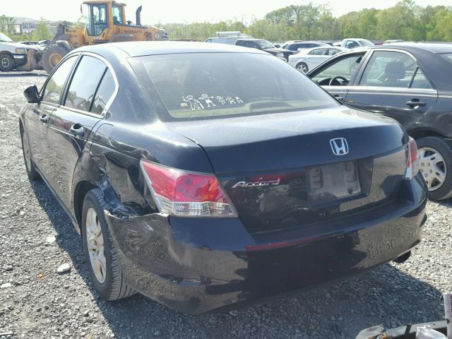 1HGCP26429A082207 - 2009 HONDA ACCORD LXP BLACK photo 3