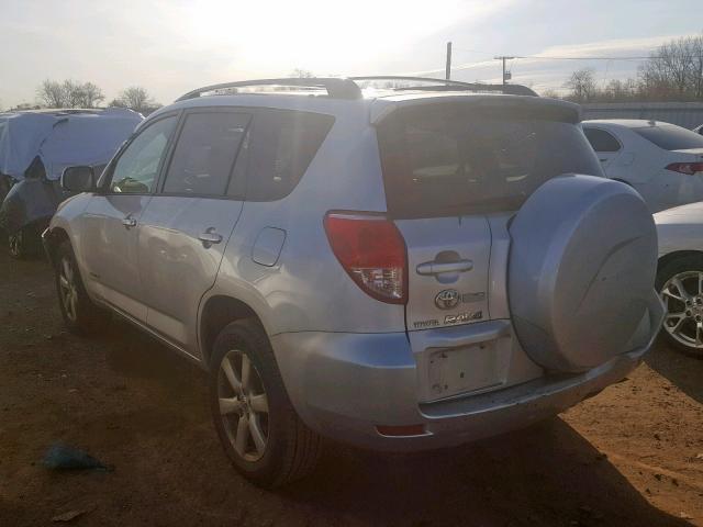 JTMBD31V765000839 - 2006 TOYOTA RAV4 LIMIT SILVER photo 3