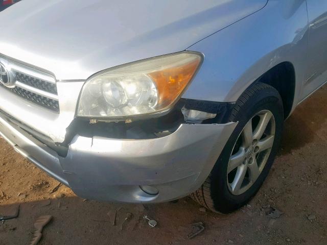 JTMBD31V765000839 - 2006 TOYOTA RAV4 LIMIT SILVER photo 9