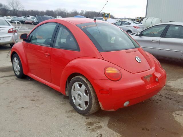 3VWBB61C0WM011484 - 1998 VOLKSWAGEN NEW BEETLE Rot Foto 3