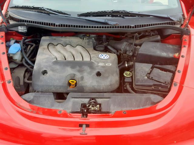 3VWBB61C0WM011484 - 1998 VOLKSWAGEN NEW BEETLE Rot Foto 7