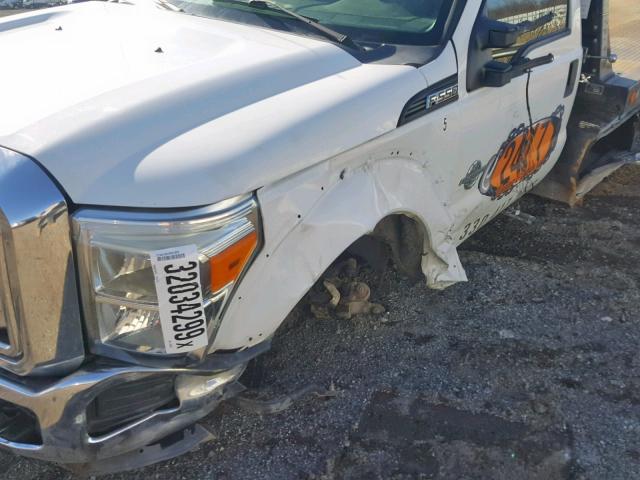 1FDUF5GT1DEA94150 - 2013 FORD F550 SUPER WHITE photo 9