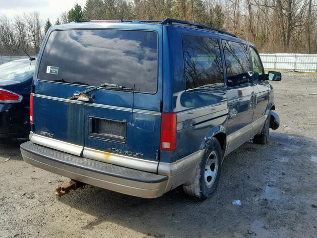 1GNDM19X12B144215 - 2002 CHEVROLET ASTRO GREEN photo 4