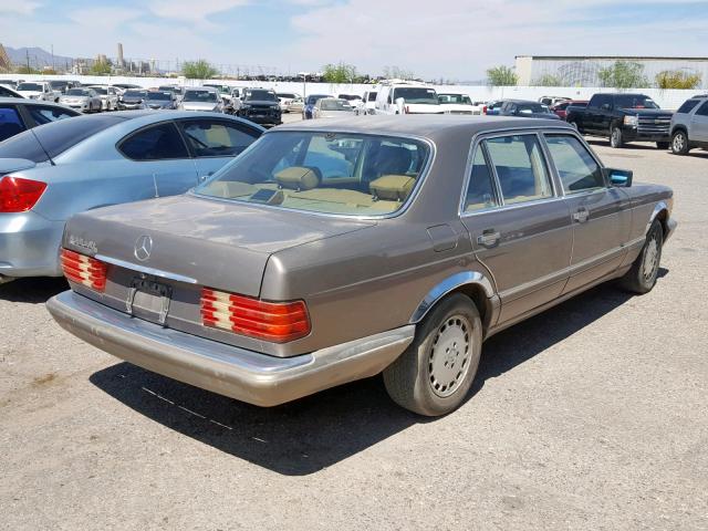 WDBCA39D7HA339893 - 1987 MERCEDES-BENZ 560 SEL GOLD photo 4