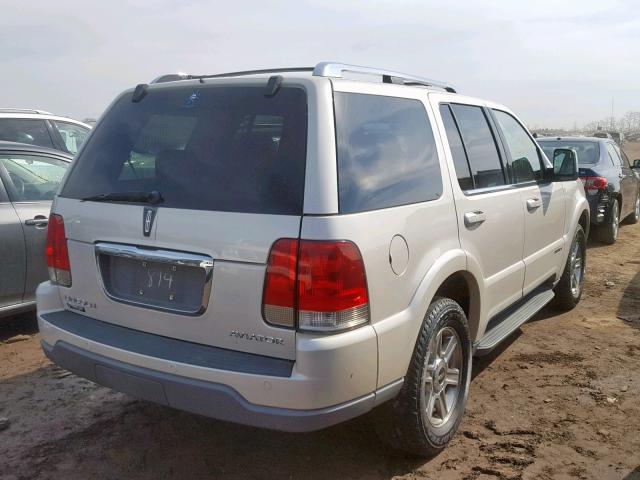 5LMEU88H45ZJ26814 - 2005 LINCOLN AVIATOR კრემისფერი ფოტო 4
