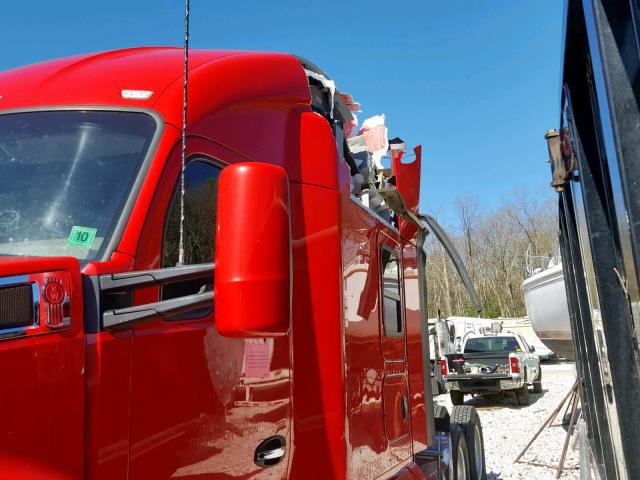 1XKYDP9X5FJ442702 - 2015 KENWORTH CONSTRUCTI RED photo 10