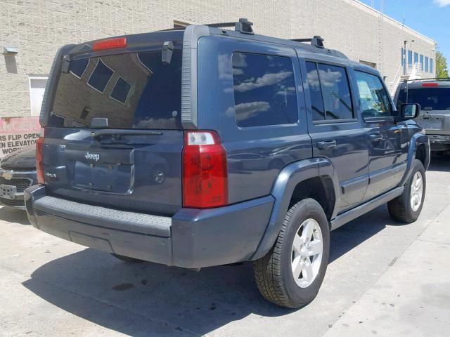 1J8HG48N97C601026 - 2007 JEEP COMMANDER ლურჯი ფოტო 4