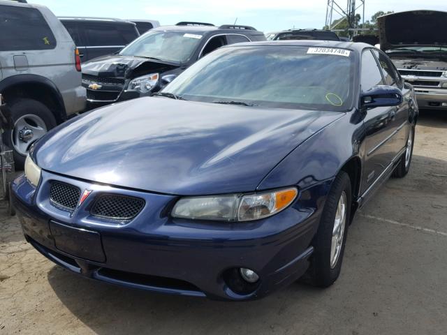 1G2WR5212YF326253 - 2000 PONTIAC GRAND PRIX BLUE photo 2