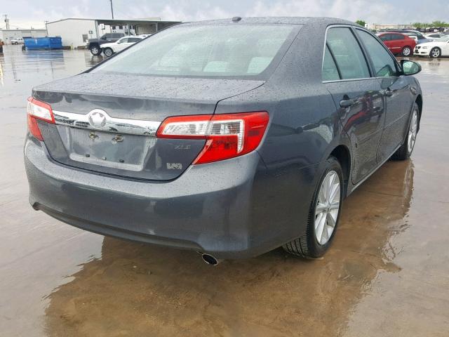 4T1BD1FKXCU058721 - 2012 TOYOTA CAMRY HYBR GRAY photo 4