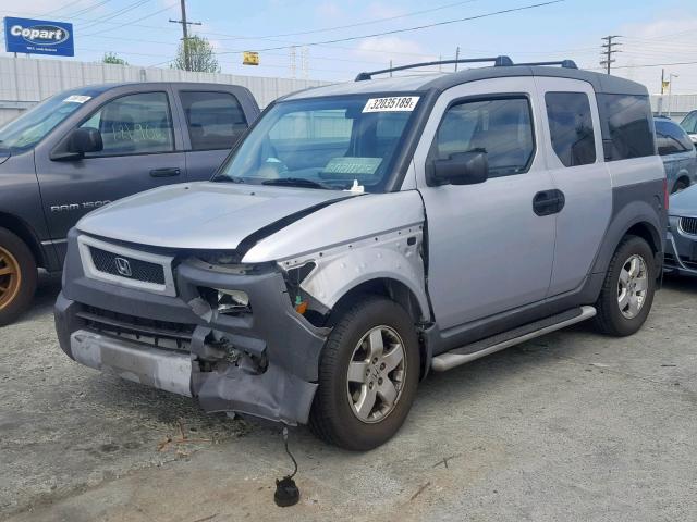 5J6YH28504L033263 - 2004 HONDA ELEMENT EX SILVER photo 2