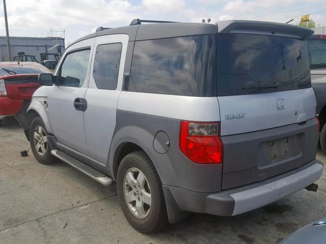 5J6YH28504L033263 - 2004 HONDA ELEMENT EX SILVER photo 3