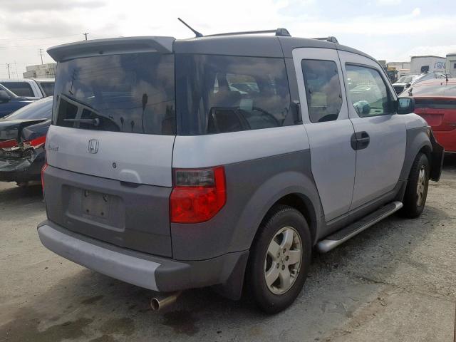 5J6YH28504L033263 - 2004 HONDA ELEMENT EX SILVER photo 4