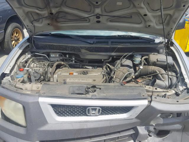 5J6YH28504L033263 - 2004 HONDA ELEMENT EX SILVER photo 7