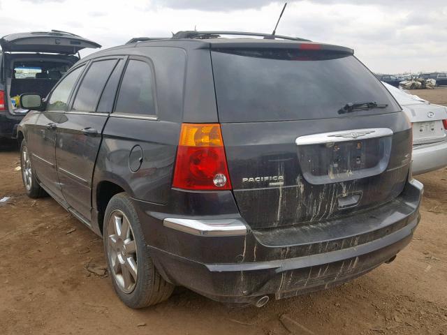 2A8GF78X37R176136 - 2007 CHRYSLER PACIFICA L BLACK photo 3