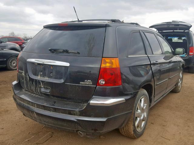 2A8GF78X37R176136 - 2007 CHRYSLER PACIFICA L BLACK photo 4