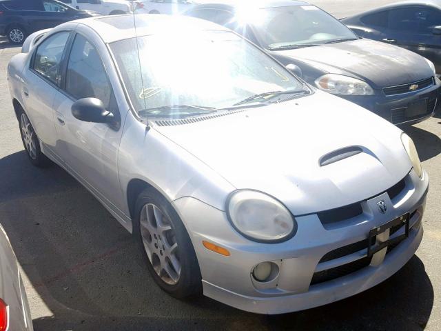 1B3ES66S94D643538 - 2004 DODGE NEON SRT-4 SILVER photo 1