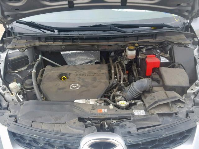 JM3ER2W53A0349110 - 2010 MAZDA CX-7 SILVER photo 7