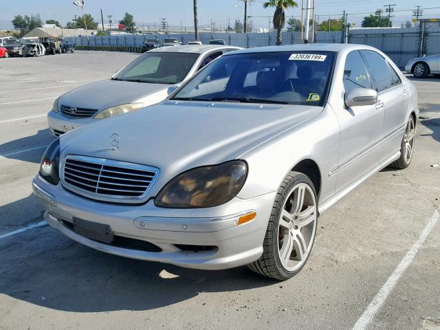 WDBNG73J02A236089 - 2002 MERCEDES-BENZ S 55 AMG SILVER photo 2