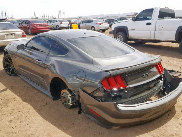 1FA6P8CF6H5225368 - 2017 FORD MUSTANG GT GRAY photo 3