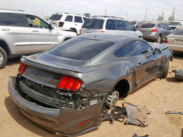 1FA6P8CF6H5225368 - 2017 FORD MUSTANG GT GRAY photo 4