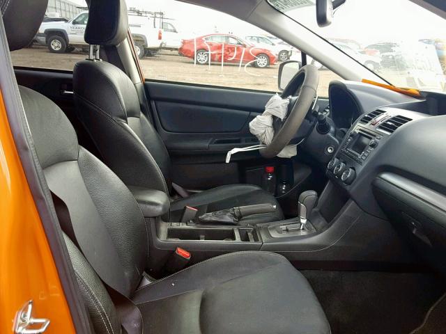 JF2GPAGC7D2869318 - 2013 SUBARU XV CROSSTR ORANGE photo 5