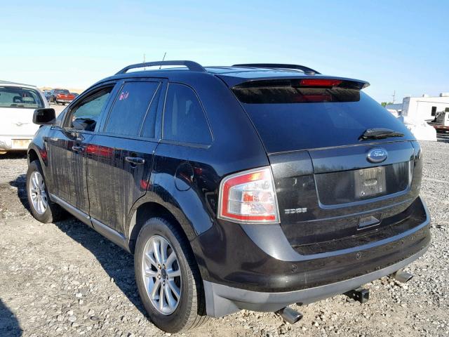 2FMDK3JC3ABA45449 - 2010 FORD EDGE SEL BLACK photo 3