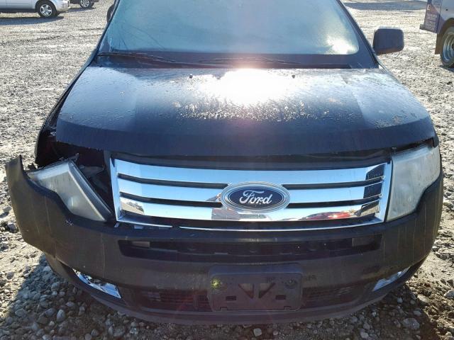 2FMDK3JC3ABA45449 - 2010 FORD EDGE SEL BLACK photo 7