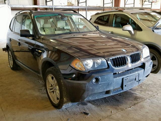 WBXPA93485WA31456 - 2005 BMW X3 3.0I BLACK photo 1