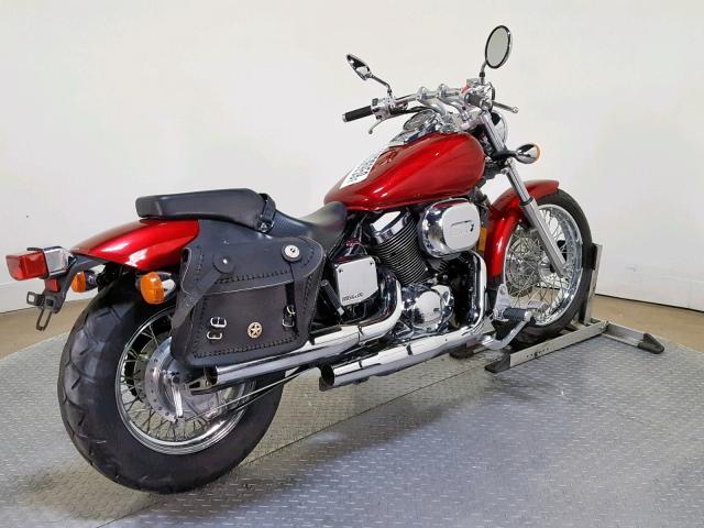 JH2RC44486M002266 - 2006 HONDA VT750 CDA MAROON photo 8