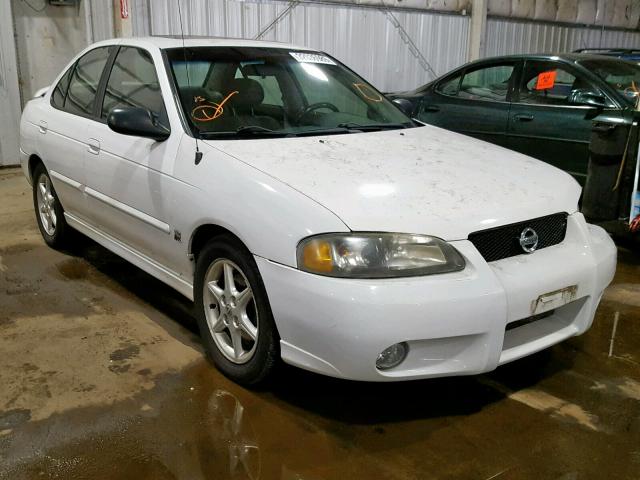 3N1AB51D42L702750 - 2002 NISSAN SENTRA SE- WHITE photo 1